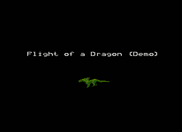 Flight of a Dragon (demo) screen